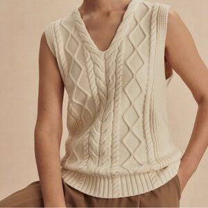 NWT Varley Kay Sweater Vest size xs.